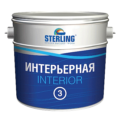 Интериор 3 (ВД-АК-202) - краска для потолков и стен