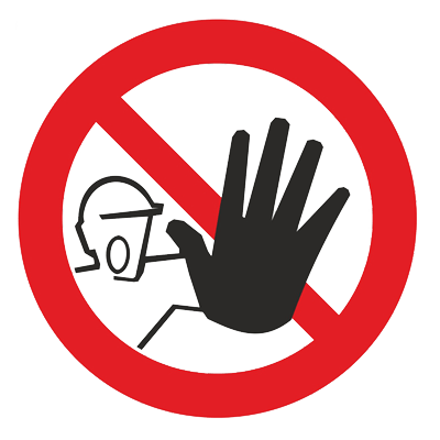 Знак - Доступ посторонним запрещен